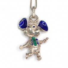 colier cu pandant Mickey Mouse - argint emailat - Italia colier cu pandant Mickey Mouse - argint emailat - Italia