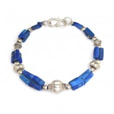 bratara tribala turkmena - argint si lapis lazuli - Afganistan bratara tribala turkmena - argint si lapis lazuli - Afganistan
