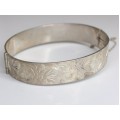 veche bratara bangle din argint - 1925 - atelier Albert Jackson - Birmingham 