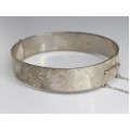 veche bratara bangle din argint - 1925 - atelier Albert Jackson - Birmingham 