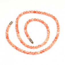 Colier de coral natural " Peau D'ange " - Italia anii '70 Colier de coral natural " Peau D'ange " - Italia anii '70