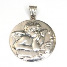 Pandant-medalion romantic - Amoras - argint Pandant-medalion romantic - Amoras - argint