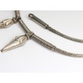 Vechi colier tribal Banjara - manufactură în argint - India