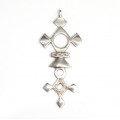 Amuleta tuarega - Crucea din Crip-Crip - manufactura in argint - Niger