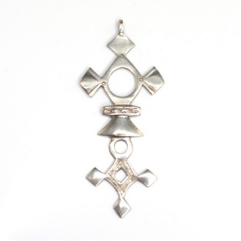 Amuleta tuarega - Crucea din Crip-Crip - manufactura in argint - Niger