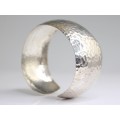 Set " Hammered Silver " | brățară și inel | bijutier Adrian Săraru 2016