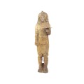 Impozanta statuie egipteana | Faraon | sculptura in lemn - prima jumatate a sec. XX