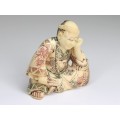 Netsuke sculptat in fildes natural - perioada Meiji - Japonia