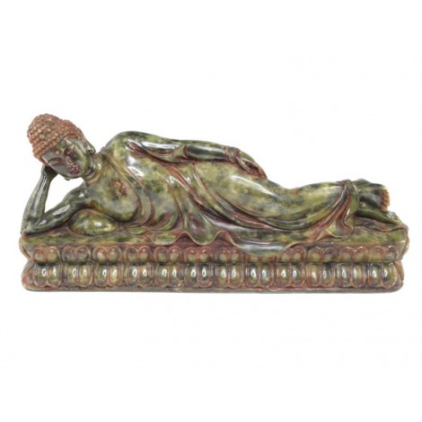 Superbă statuetă - Nirvana Buddha - bachelită plaskon - cca 1930