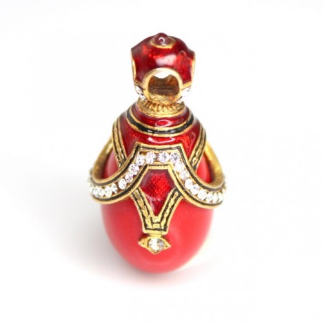 Pandant Fabergé decorat cu jasp rosu - argint emailat & aurit - colectia Heritage