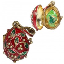 Rafinat pandant Fabergé - argint emailat & aurit - colectia Heritage