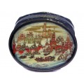 Casetă pentru bijuterii - Kremlinul din Moscova -  papier mâché & lacquer - Zhukov Anatoliy - Rusia