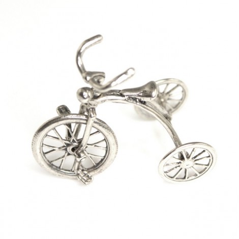 Miniatura din argint - Tricicleta - manufactura de atelier italian