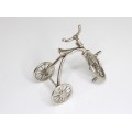 Miniatura din argint - Tricicleta - manufactura de atelier italian