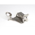 Inedită miniatură din argint - La psiholog - manufactură de atelier italian