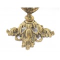 Pereche de sfesnice - maniera Louis XV - bronz patinat - cca 1900 Franta