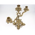 Pereche de sfesnice - maniera Louis XV - bronz patinat - cca 1900 Franta