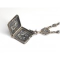 Rafinat accesoriu victorian pentru ceas de buzunar - Watch Fob - argint - cca 1880