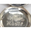 Ceas de buzunar din argint - Remontoir Cylindre 6 rubis - cca 1900