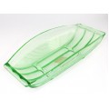 Fructiera Art Deco - Bohemia Uranium Glass - cca.1930 Austria