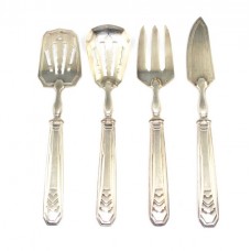 Set de tacamuri Art Deco pentru deserturi  " Petit Fours " - atelier Ercuis - cca. 1920