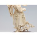 Splendida statueta " Guan Yin " - fildes & lemn - cca.1930 China