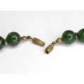 Vechi colier de jad nefrit - en cabochon - China cca. 1920