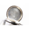 Ceas de buzunar din argint | mecanism fusee | atelier A. Livingstone - Manchester 1892