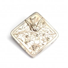 Broșă romantică victoriană | Rândunică | argint - Marea Britanie cca.1880