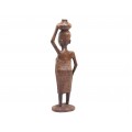 Statueta decorativa africana - femeie Bobo - lemn de abanos - Burkina Faso