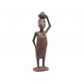 Statueta decorativa africana - femeie Bobo - lemn de abanos - Burkina Faso