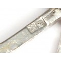 Impozantă amuletă egipteană | ANKH  | argint filigranat & turcoaz faux - cca.1930