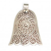 Veche amuletă Khamsa - Hamesh | manufactură în argint | Essaouira - Maroc