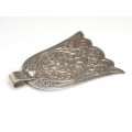 Veche amuletă Khamsa - Hamesh | manufactură în argint | Essaouira - Maroc