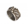 Vechi inel tibetan cu mantra OM MANI PADME HUM | argint | cca.1900 - Nepal