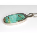 Colier cu impresionant pandant modernist | Boulder Royston Turquoise | Statele Unite