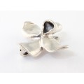 Pandant din argint - cire perdue - | Orhidee - " Papucul Doamnei" | Mexic