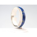 Brățară " bangle " peruviană | argint 950 & Lapis lazuli | cca. 1970