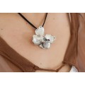 Pandant din argint " Cire Perdue " | Orhidee | Mexic