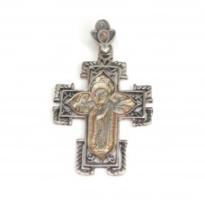 Pandant Sfântul Nicolae | argint parțial aurit | Grecia