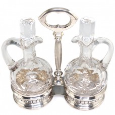Elegantă olivieră din argint  & cristal | Art Deco | atelier Dionisio Garcia | Spania anii '40 Elegantă olivieră din argint  & cristal | Art Deco | atelier Dionisio Garcia | Spania anii '40