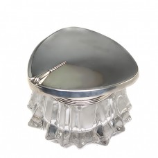 Elegantă bombonieră Art Deco | argint & cristal | atelier spaniol cca.1930 Elegantă bombonieră Art Deco | argint & cristal | atelier spaniol cca.1930