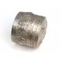 Veche casetă burmeză pentru betel și mirodenii  | manufactură în argint | cca. 1900