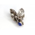 Vechi inel chinezesc | Dragonul de Azur | argint & lapis lazuli 