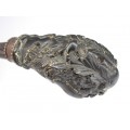 F. RAR : Vechi pumnal Sewar | oțel damascus-wootz & rădăcină de Bahar | Sumatra - Indonezia