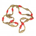 Vechi colier cu amulete iudeo-berbere | "slave trade beads" | Tunisia cca.1930