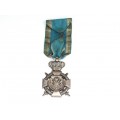 Decorație regalistă : Medalia Ordinului Național  " Serviciul Credincios " Cls. II , de război | Model 1938