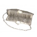 Poșetă chatelaine de perioadă Belle Epoque | manufactură în argint | Franța cca.1900