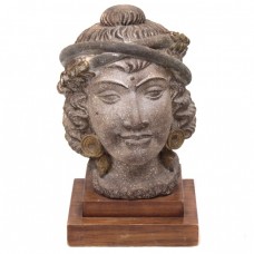 Impresionantă sculptură ceramică | Împărăteasa Atossa a Persiei | cca.1920 Belgia Impresionantă sculptură ceramică | Împărăteasa Atossa a Persiei | cca.1920 Belgia