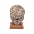 Impresionantă sculptură ceramică | Împărăteasa Atossa a Persiei | cca.1920 Belgia